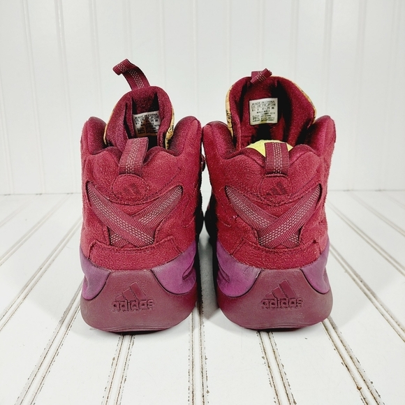 Adidas Crazy 8 Kobe Vino Pack Burgundy Red High Toe Athleisure Sneakers F463 - Picture 3 of 9